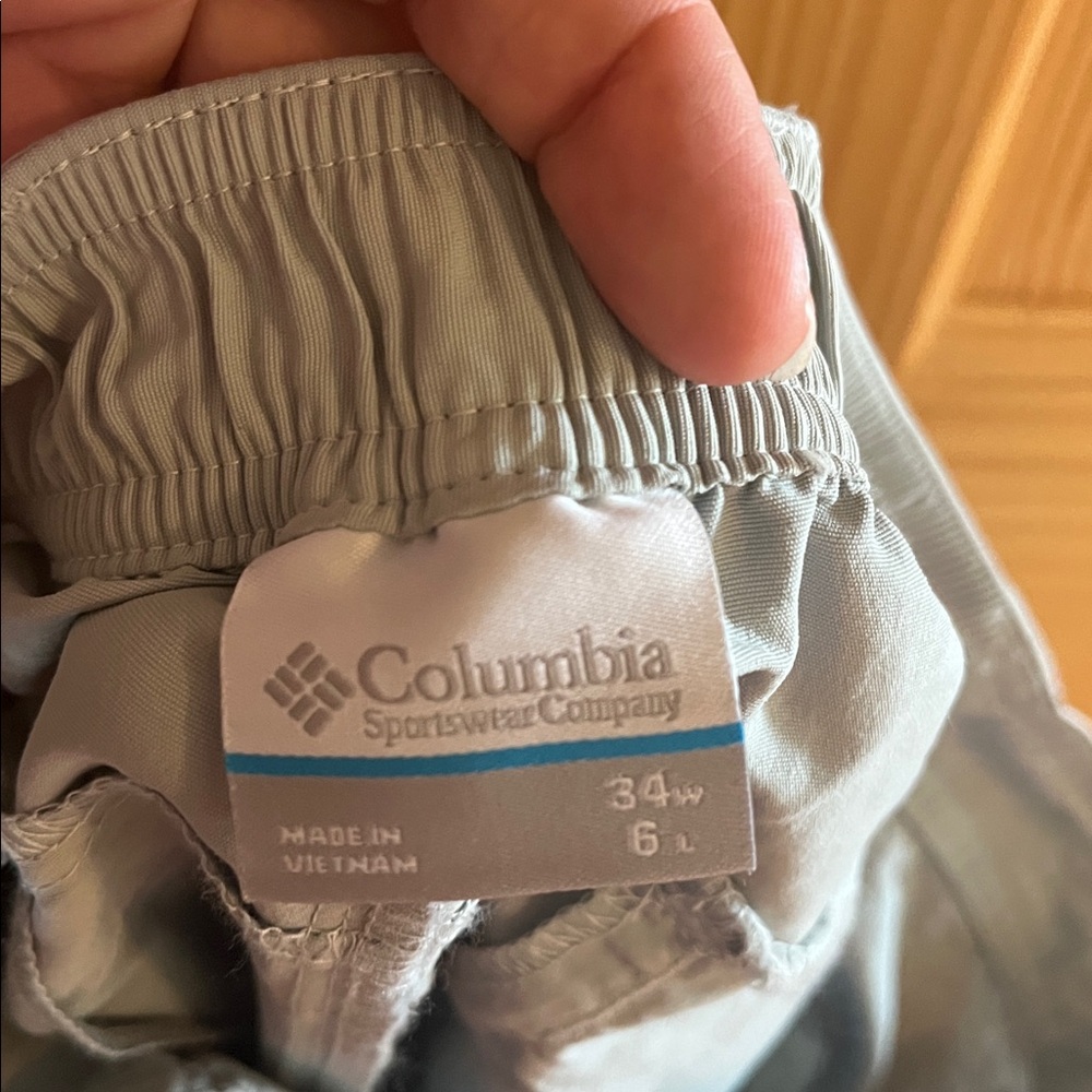 Columbia Sportwear Light Gray Omni Shade Size 34 - Picture 7 of 8